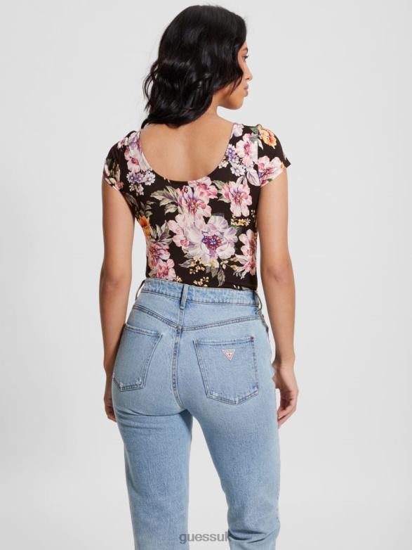 GUESS Women Eco Karla Henley Top Ciaobella Apparel V28V61266