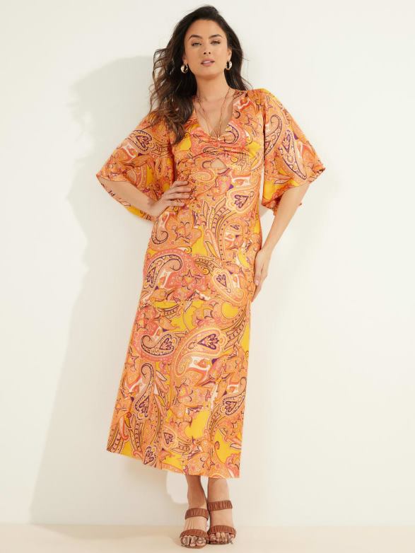 GUESS Women Cabo Paisley Dress Cabo Paisley Apparel V28V6599