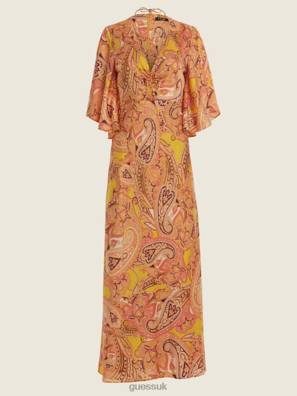 GUESS Women Cabo Paisley Dress Cabo Paisley Apparel V28V6599