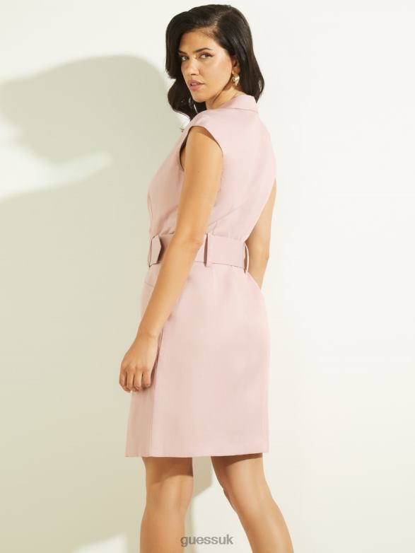 GUESS Women Eco Hailey Dress Lilac Mist Apparel V28V6834