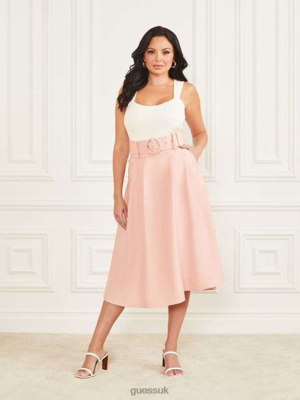 GUESS Women Eco Hailey Skirt Hacienda Rose Apparel V28V62452