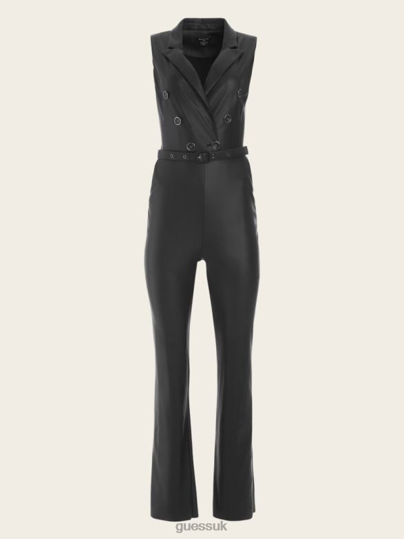 GUESS Women Foxton Jumpsuit Black Apparel V28V6481