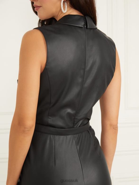 GUESS Women Foxton Jumpsuit Black Apparel V28V6481