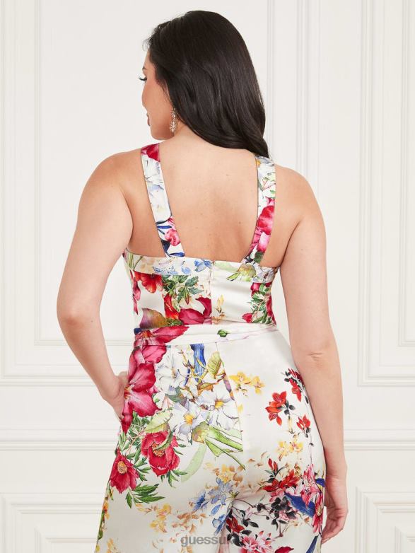 GUESS Women Glorious Floral Jumpsuit Glorious Garden Ao Apparel V28V6511
