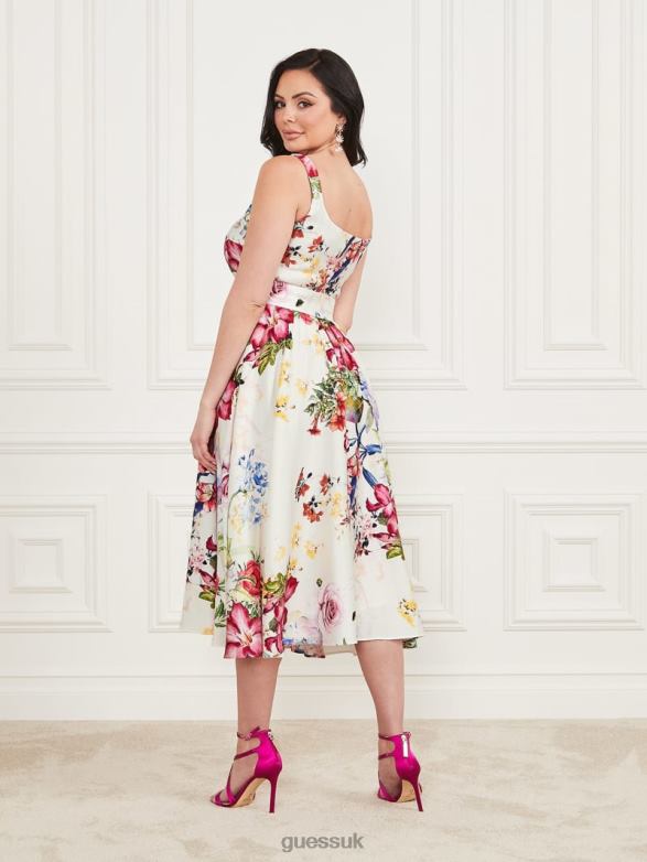 GUESS Women Glorious Maxi Garden Dress Glorious Garden Ao Apparel V28V6368