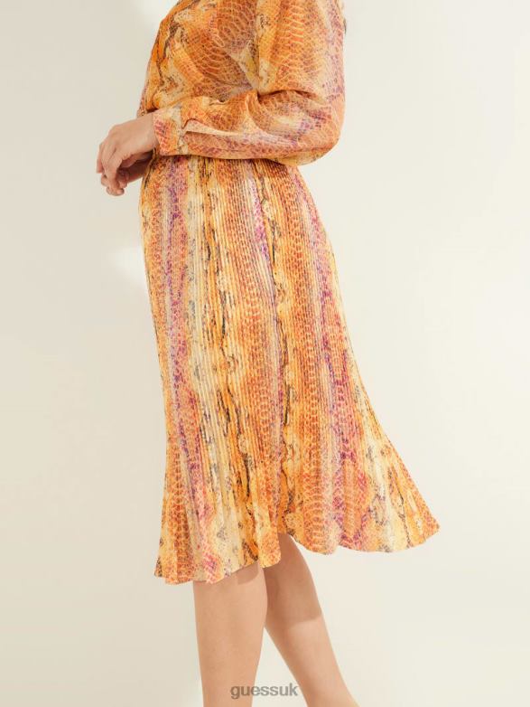 GUESS Women Halley Skirt Sonora Skin Apparel V28V62382