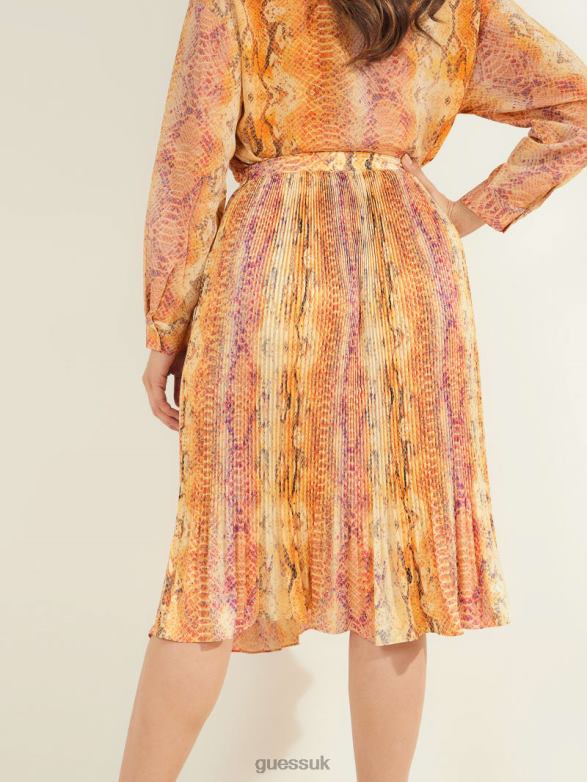 GUESS Women Halley Skirt Sonora Skin Apparel V28V62382