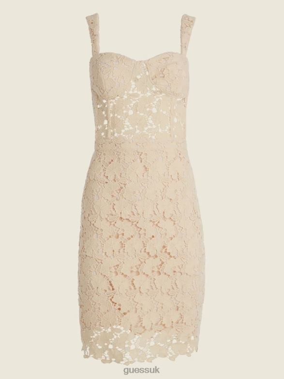 GUESS Women Luca Lace Corset Dress Buffy Multi Apparel V28V6369