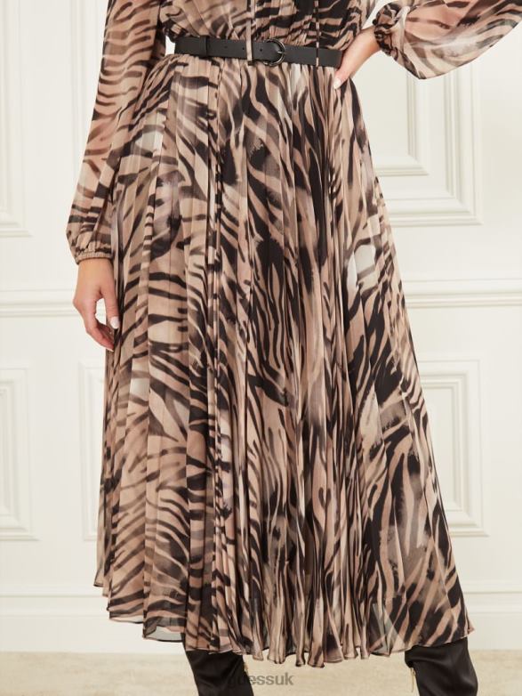 GUESS Women Smoke and Mirrors Dress Smoke And Mirrors Print Apparel V28V6796
