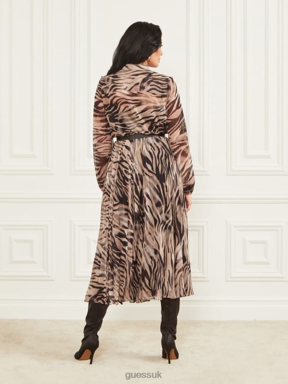 GUESS Women Smoke and Mirrors Dress Smoke And Mirrors Print Apparel V28V6796