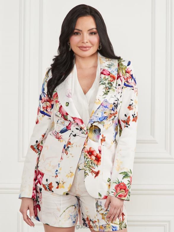 GUESS Women Glorious Garden Blazer Glorious Garden Ao Apparel V28V61768