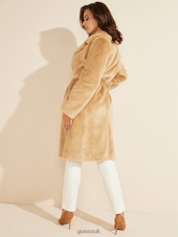 GUESS Women Jane Coat Nudist Apparel V28V61858