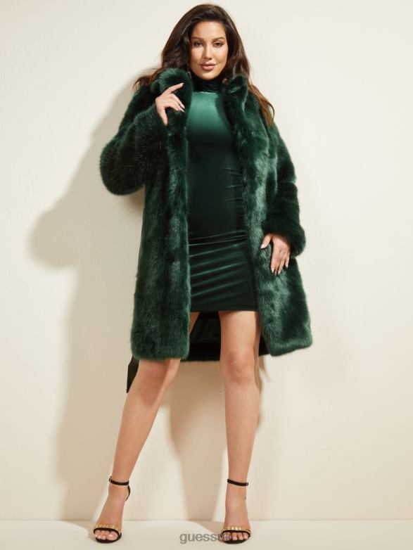 GUESS Women Matilda Coat Deep Dream Multi Apparel V28V61889