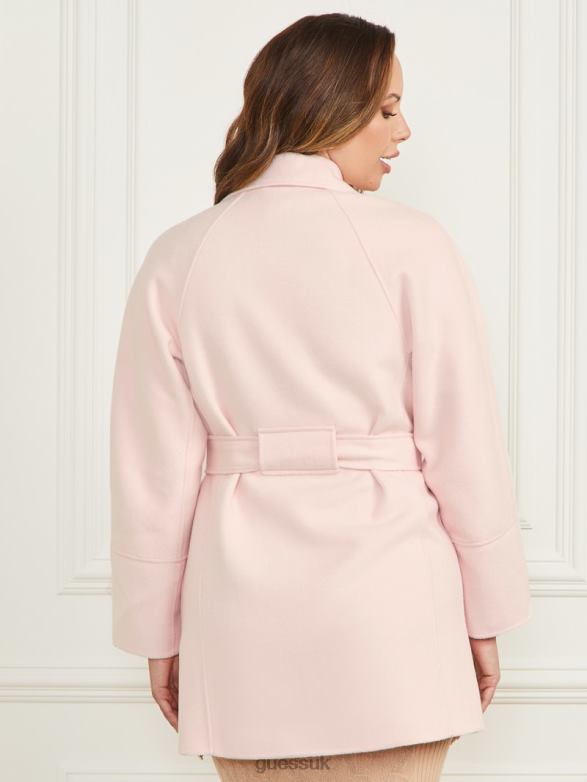 GUESS Women Maxime Coat Blush Breeze Apparel V28V61831
