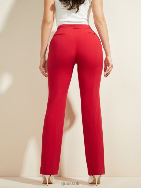 GUESS Women Brigitte Pant Samba Red Vibes Apparel V28V62184
