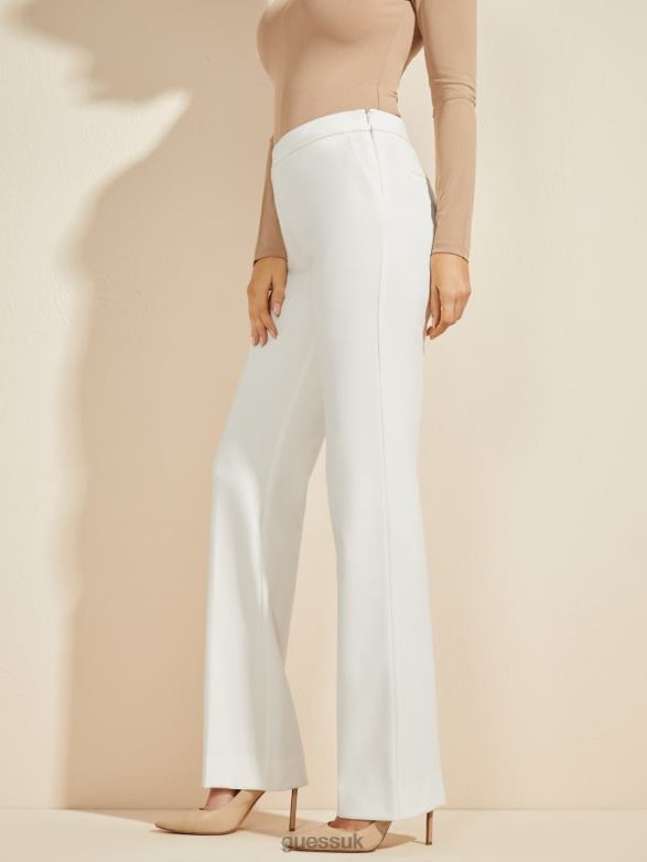 GUESS Women Brigitte Pant Warm White Apparel V28V62338