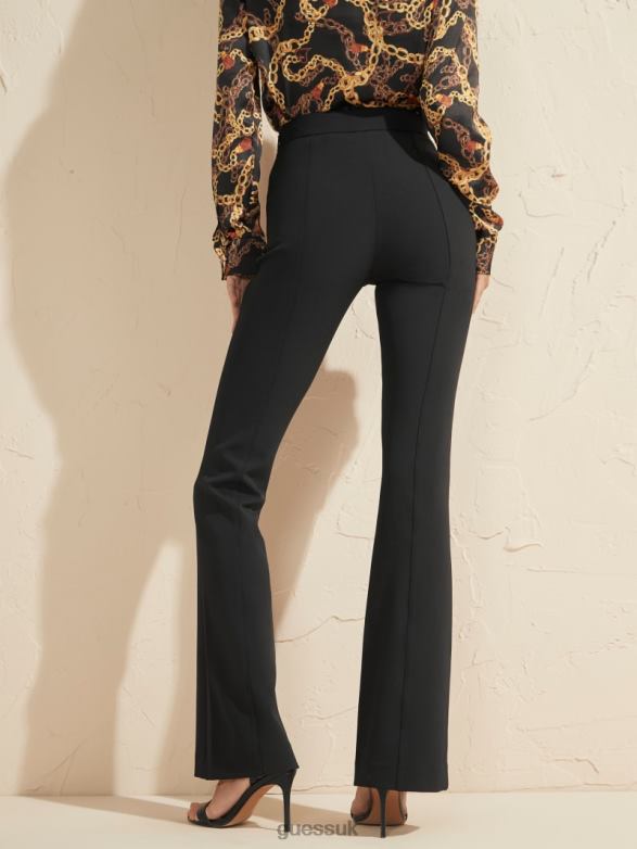 GUESS Women Chloe Flared Pant Black Apparel V28V62123
