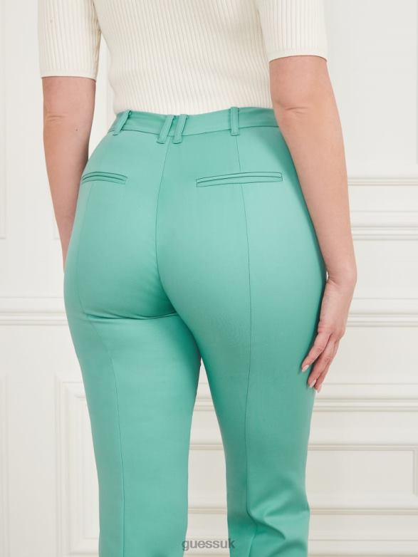 GUESS Women Franca Flared Pant Vintage Sky Apparel V28V62073