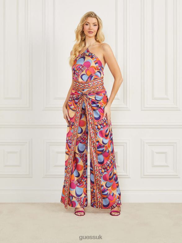 GUESS Women Gypset Pant Tulum Print Apparel V28V62116