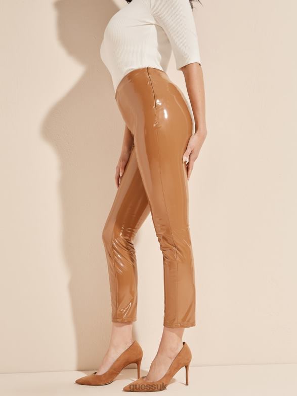 GUESS Women Harlow Pant Rust Brown Apparel V28V62155