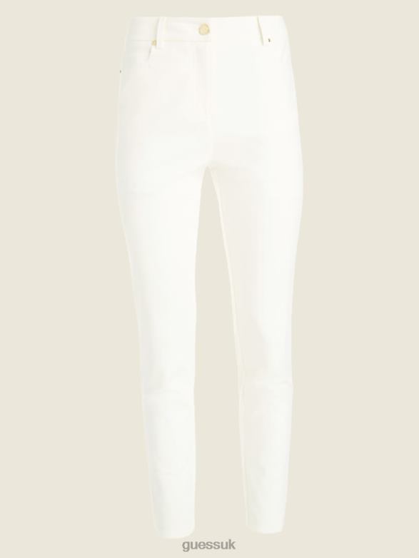 GUESS Women Hollywood Skinny Pant Pale Pearl Apparel V28V62112