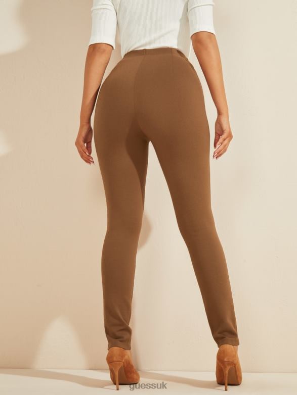 GUESS Women Jane Ponte Legging Burnt Wood Apparel V28V62102