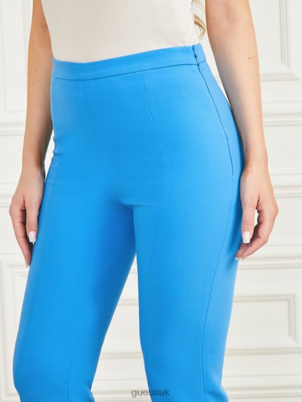 GUESS Women Kelly Straight-Leg Pant Cineraria Apparel V28V62103
