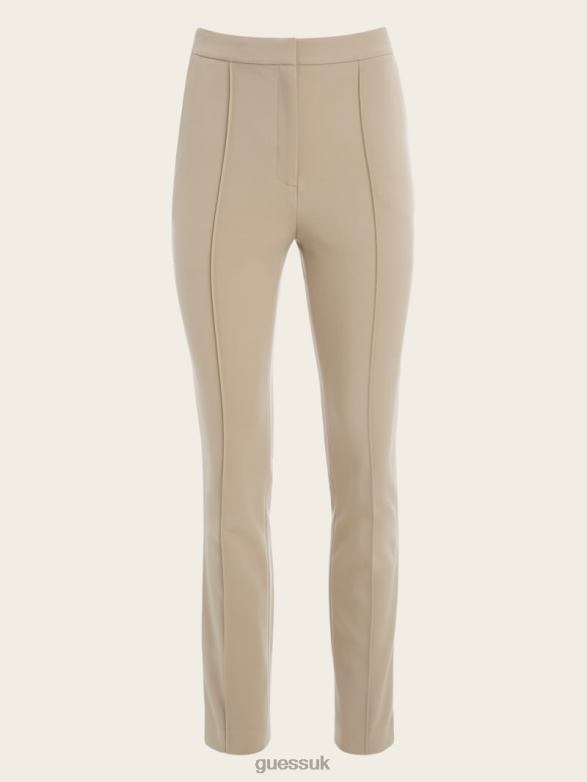 GUESS Women Logan Straight Leg Pant Natural Siena Apparel V28V62121