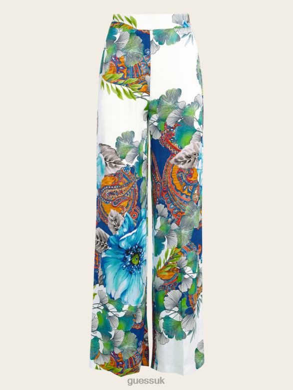 GUESS Women Lucy Pant Lucky Charm Print Apparel V28V62080