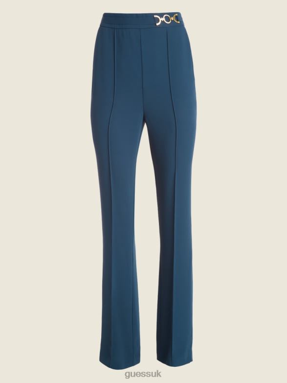 GUESS Women Maryam Pant Secret Blue Apparel V28V62351