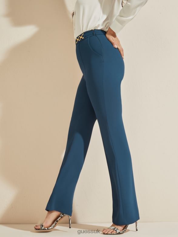 GUESS Women Maryam Pant Secret Blue Apparel V28V62351