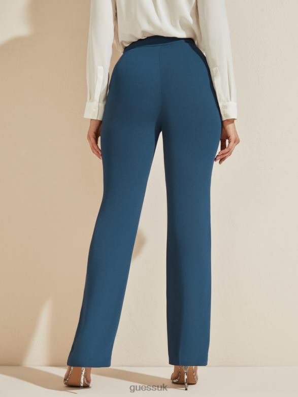 GUESS Women Maryam Pant Secret Blue Apparel V28V62351