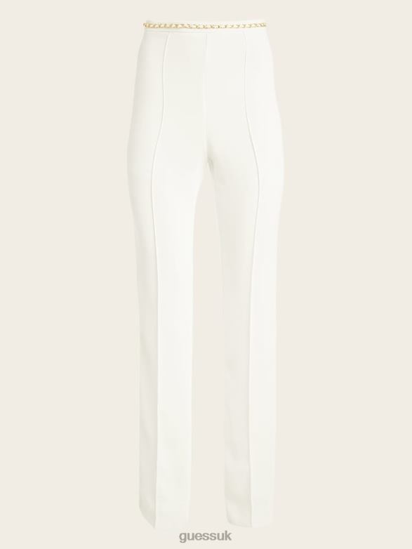 GUESS Women Nausica Pant Pale Pearl Apparel V28V62142