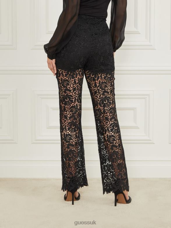 GUESS Women Primrose Lace Pant Black Apparel V28V62061