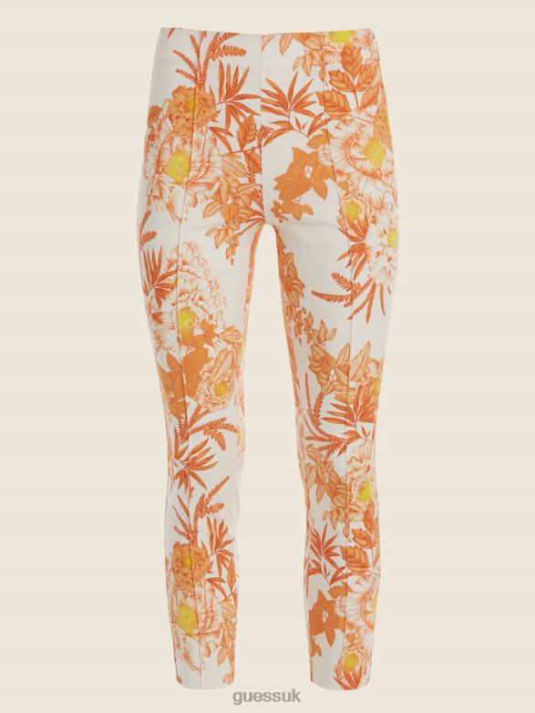 GUESS Women San Lucas Elle Capri Pant San Lucas Floral Apparel V28V62214