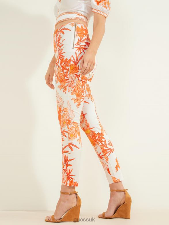 GUESS Women San Lucas Elle Capri Pant San Lucas Floral Apparel V28V62214