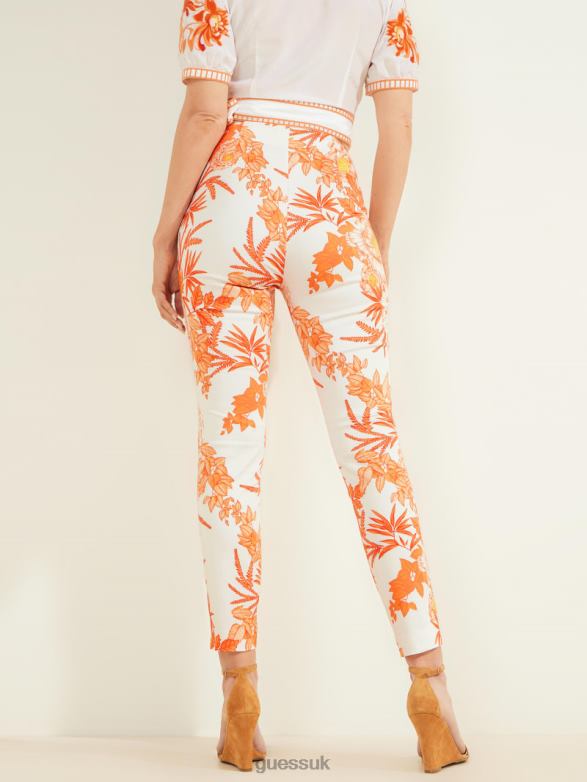 GUESS Women San Lucas Elle Capri Pant San Lucas Floral Apparel V28V62214