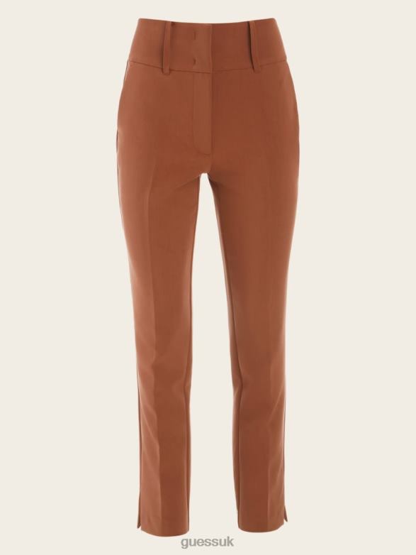 GUESS Women Shelly Pant Brown Beauty Apparel V28V62295