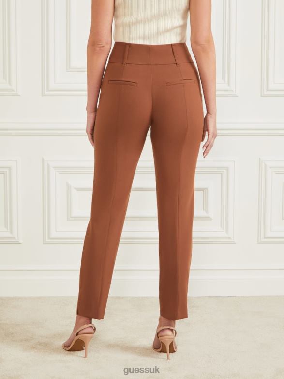 GUESS Women Shelly Pant Brown Beauty Apparel V28V62295
