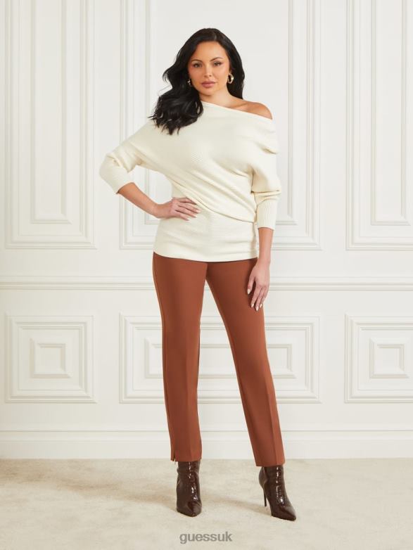 GUESS Women Betsie Sweater Top Sandy Shore Apparel V28V61424
