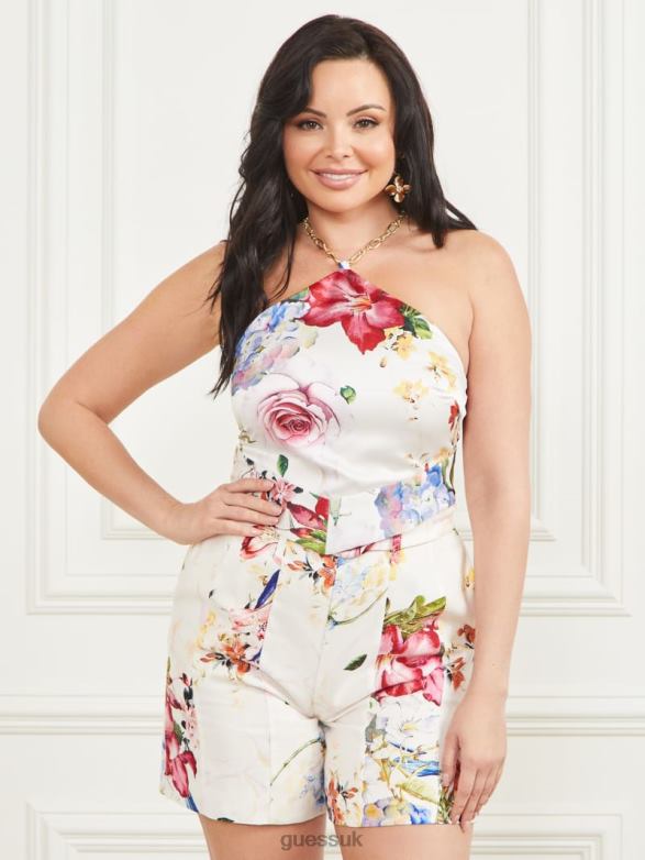 GUESS Women Gypset Scarf Top Glorious Garden Ao Apparel V28V61149