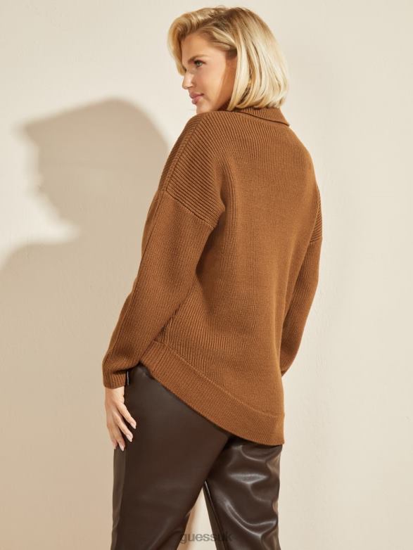 GUESS Women Liam Sweater Tunic Woodland Apparel V28V61674