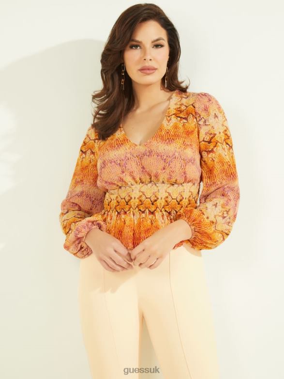 GUESS Women Sonora Top Sonora Skin Apparel V28V61494