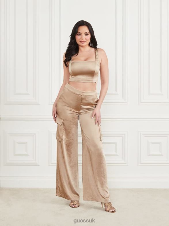 GUESS Women Vera Crop Top Mindful Multi Apparel V28V61131