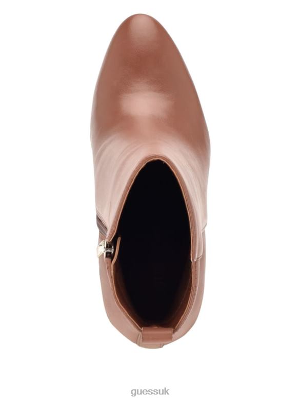 GUESS Women Caddy Platform Bootie Medium Brown Footwear V28V63518