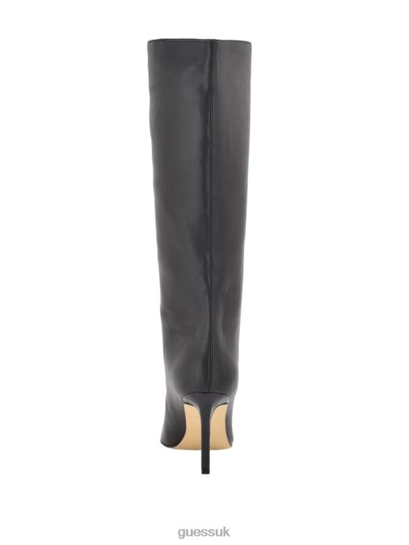 GUESS Women Dayton Faux-Leather Knee-High Boots Black Footwear V28V63524