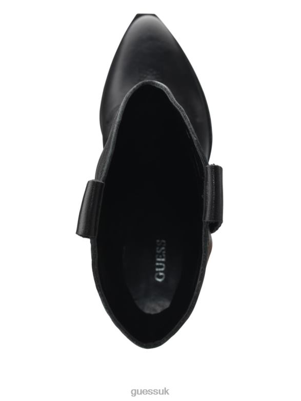 GUESS Women Odilia Cowboy Boots Black Footwear V28V63507