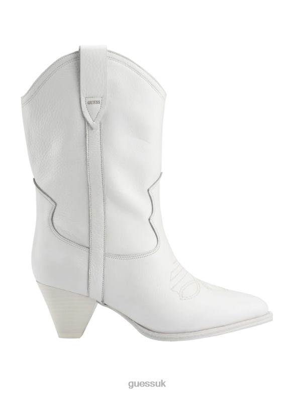 GUESS Women Odilia Cowboy Boots Panna Footwear V28V63510