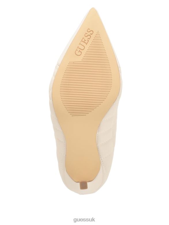 GUESS Women Simoney Zip-Up Booties Ivory 150 Footwear V28V63532