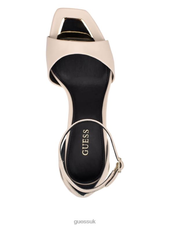 GUESS Women Divine Heeled Sandals Ivoll Footwear V28V63422